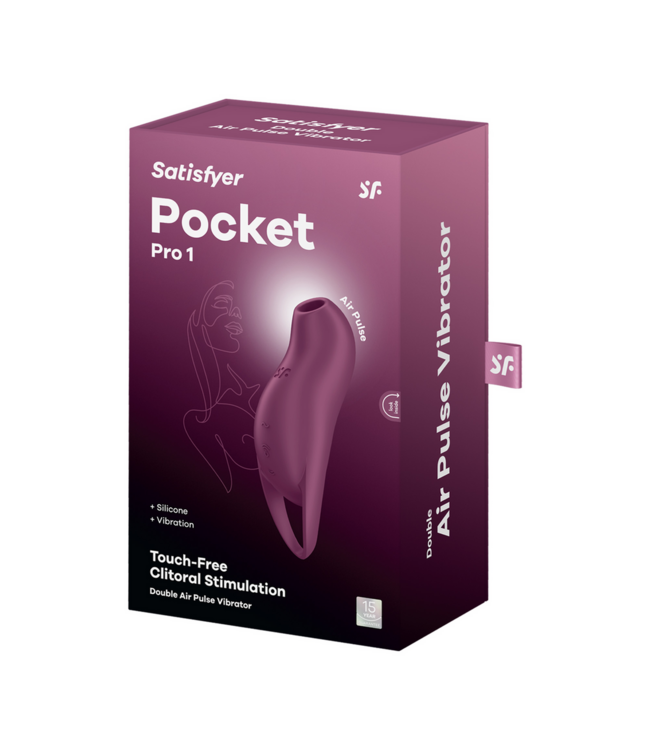 Satisfyer Pocket Pro 1 Paars – Ultieme Clitorale Stimulator met Duale Motoren
