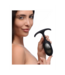 XR Brands Premium Weighted Silicone Anal Plug - Comfortable Tapered Design