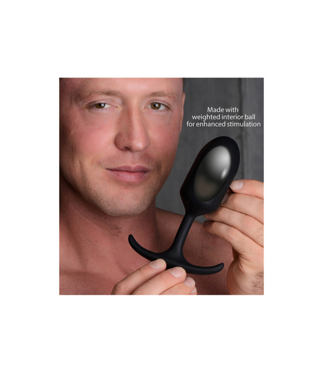 XR Brands Premium Gewogen Anale Plug 15,2 cm - Comfort & Diepe Stimulatie