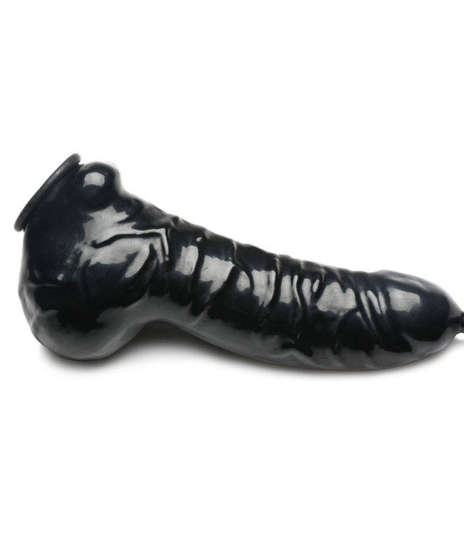 XR Brands Guzzler Realistische Latex Penis Sheath met Tube voor Veilig Watersportplezier