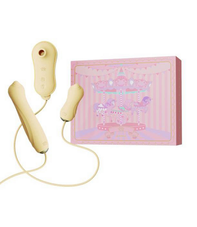 Zalo Saugvibrator UNICORN Set mit Aufsätzen aus Silikon und ABS - 824 g