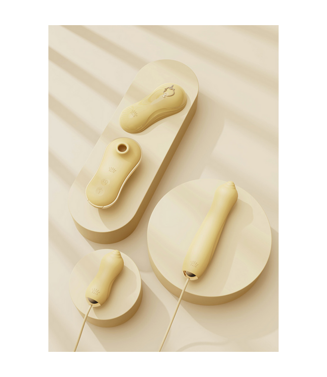 Zalo Zalo UNICORN Innovatieve Zuigvibrator Set met Vibratie & Stuwstuk