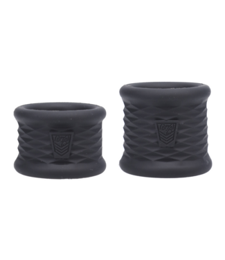 Doc Johnson Stretch Flex Trainers Zwart – Ergonomisch Comfort in Flexibel Silicone