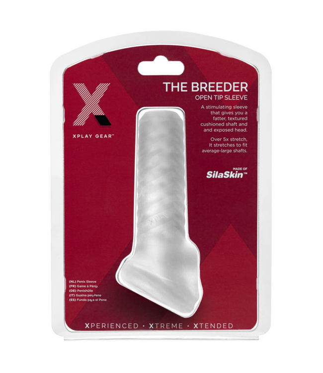 PerfectFitBrand XPlay Breeder Penis Sleeve | Ultieme Stimulatie & Comfort voor Koppels