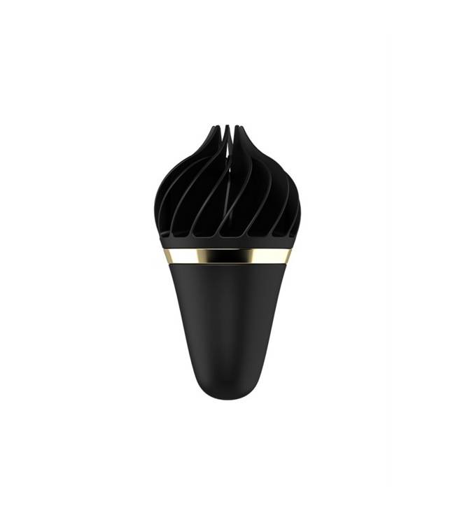Satisfyer Sensuele Sweet Treat Tong Spinnator Zwart/Goud - Voor Onweerstaanbaar Genot