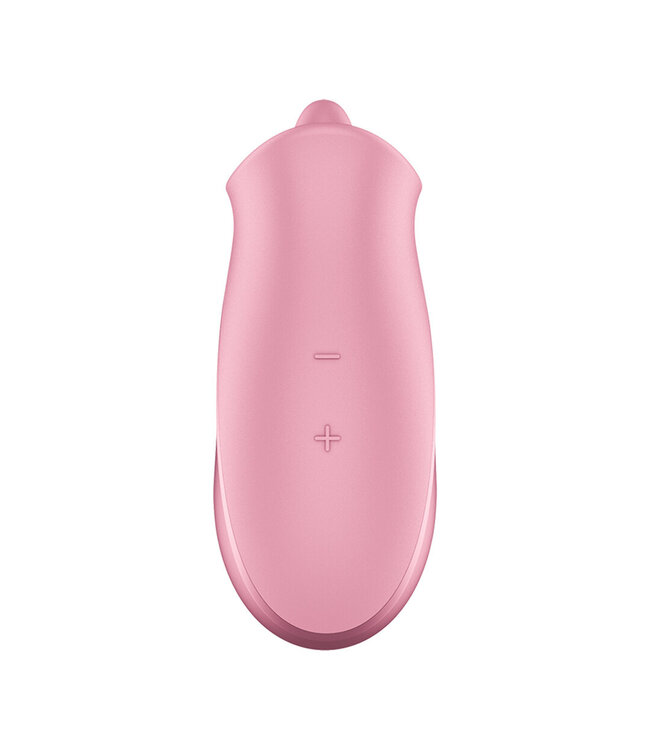 Satisfyer Verleidelijke Tong Vibrator met 8 Vibratieprogramma's - Roze USB-C Stimulatie