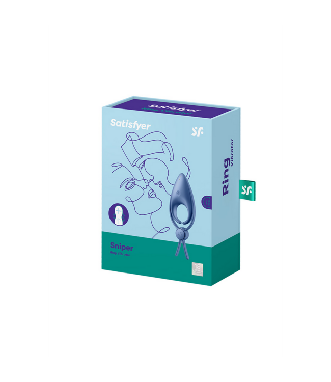 Satisfyer Sniper Verstelbare Vibrerende Cockring - Oplaadbaar & Waterdicht Genot