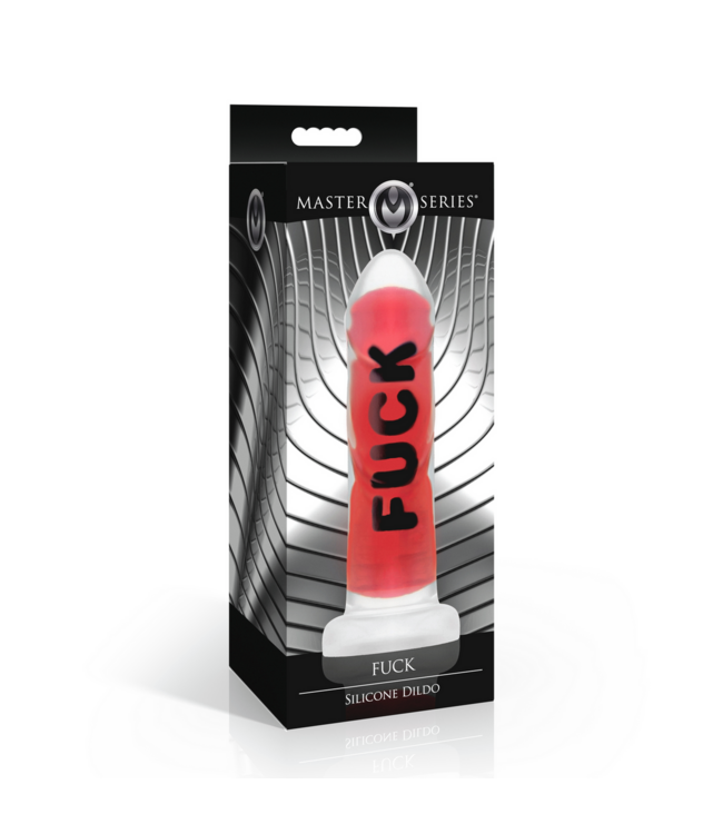 XR Brands Intense Ervaring Met De Premium FUCK Siliconen Dildo – Rood 18,5 cm