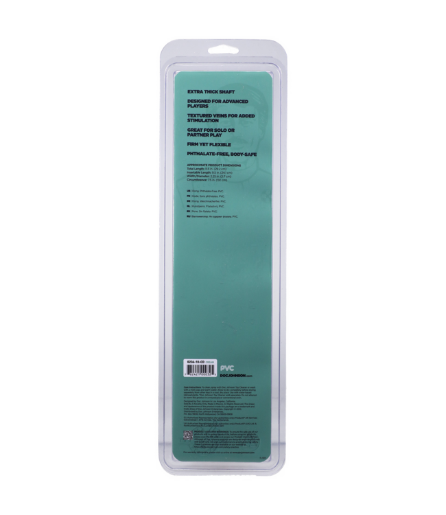 Doc Johnson Megadikke Dildo 29,2 cm – Realistische Siliconen Dong voor Ultiem Genot