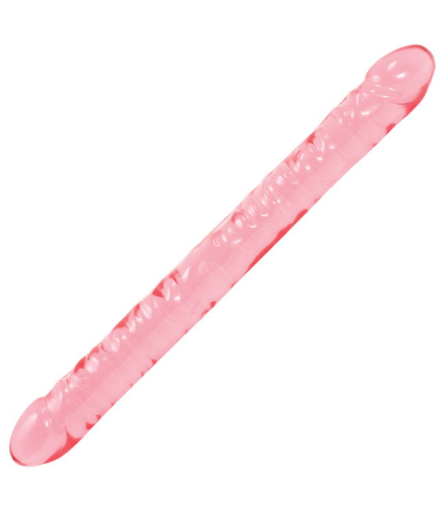 Doc Johnson Flexibele Dubbele Dildo 44,5 cm - Zachte, Antibacteriële Sil-A-Gel Dong