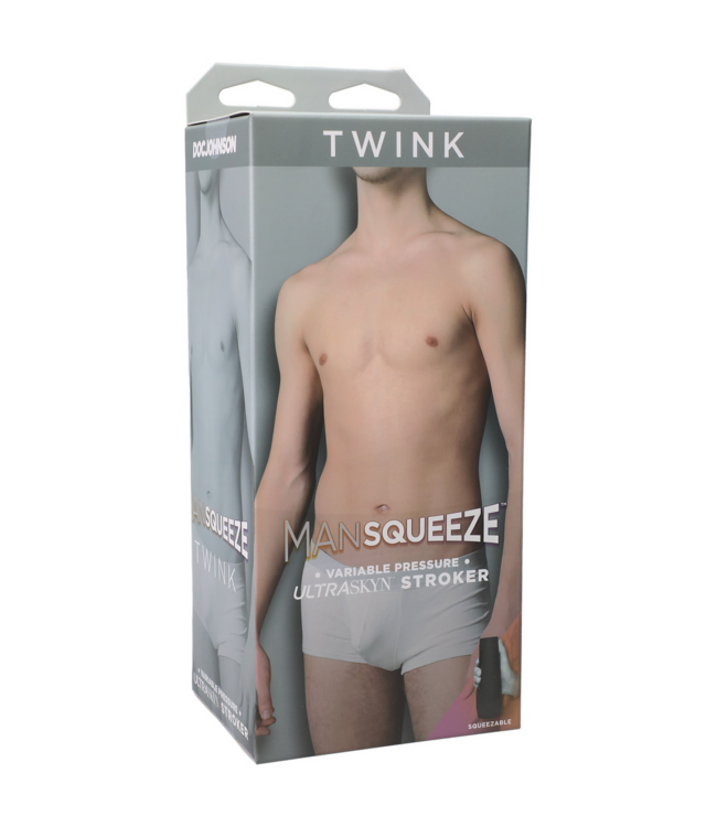 Doc Johnson Twink ULTRASKYN Butt Masturbator with Suction Cup & Discreet Case
