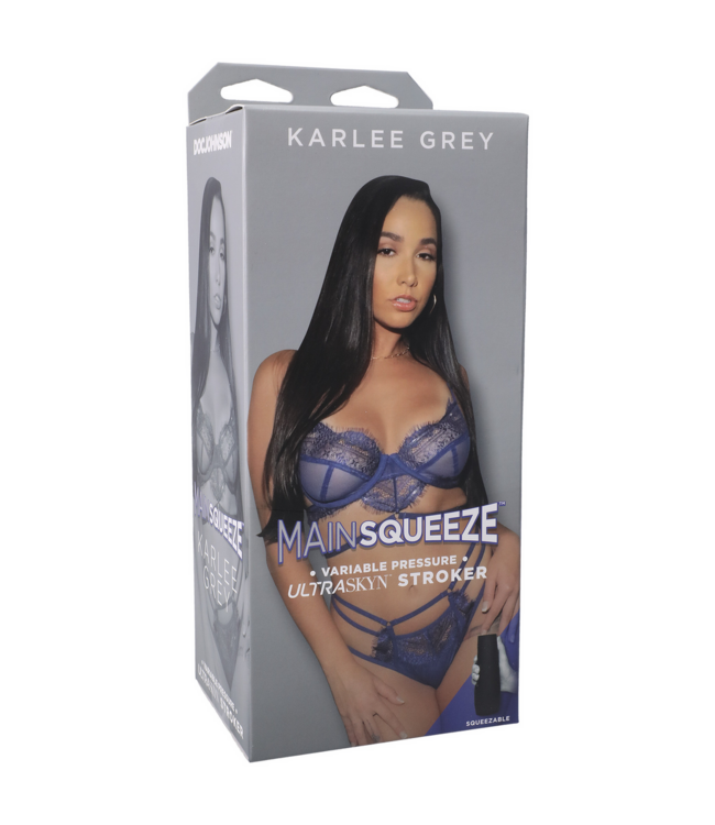 Doc Johnson Karlee Gray ULTRASKYN Masturbator – Realistic Pleasure & Travel Case