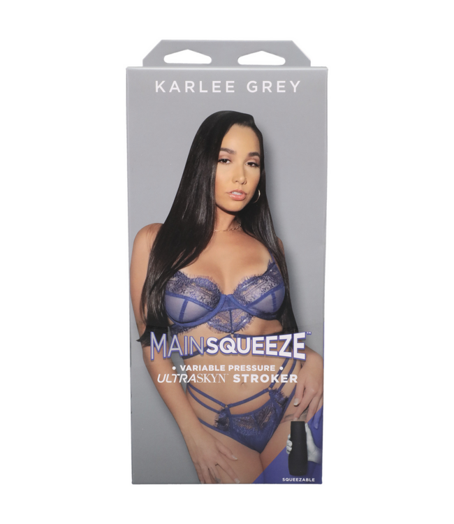 Doc Johnson Karlee Gray ULTRASKYN Masturbator – Realistic Pleasure & Travel Case