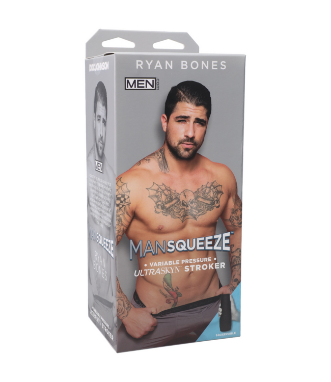 Doc Johnson Ryan Bones ULTRASKYN Realistic Man Squeeze Butt Stroker