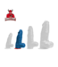 Fuck & Fist Realistische Blauwe Dildo met Geribbeld Oppervlak - 15 cm Inbrengbaar