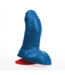 Fuck & Fist Realistische Blauwe Dildo met Zuignap - Gebogen en Flexibel - 14 cm