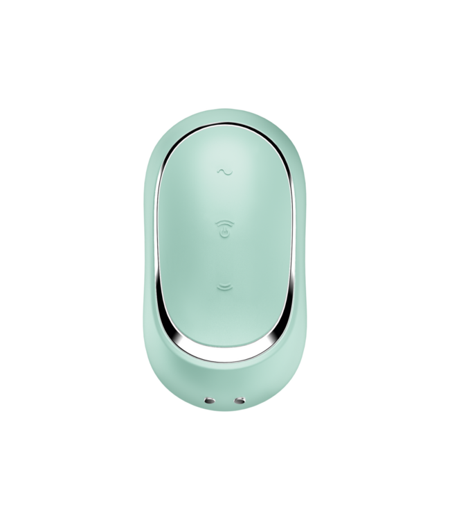 Satisfyer Pro To Go 2 Mint – Kompakter Doppel-Luftpulsvibrator für unterwegs