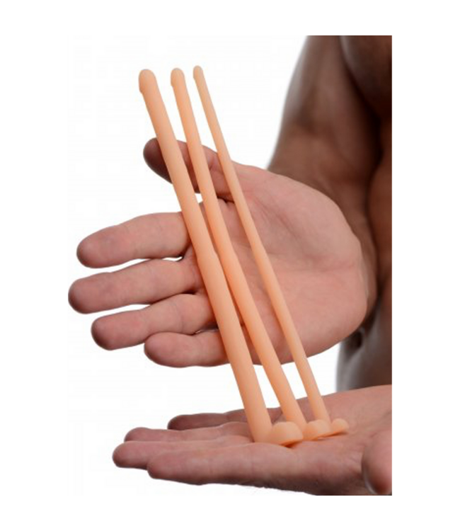 XR Brands Dockers Urethral Bead Set - Intense Pleasure with Three Sizes