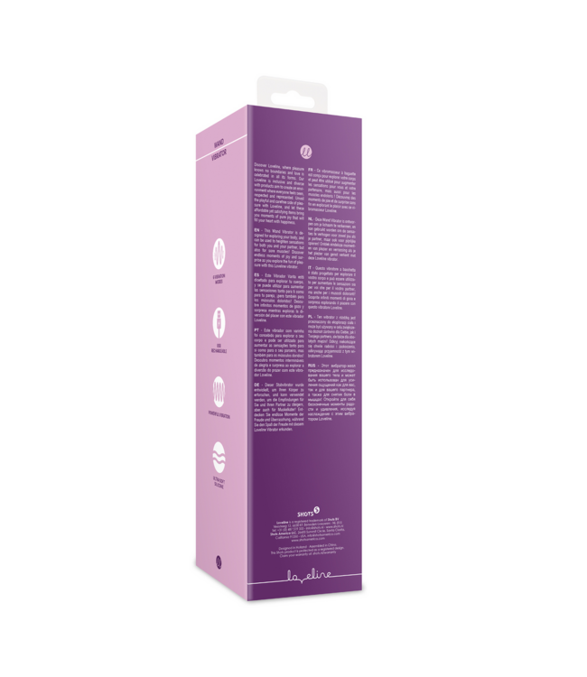 Loveline Loveline Purpleberry Wand Vibrator - Intense Pleasure & Relaxation