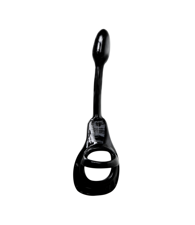 PerfectFitBrand Verhoog je Speelplezier met de Armour Tug Lock: Cockring en Butt Plug Combinatie