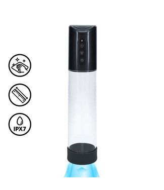 Pumped HyperPump Gun Metal – Ultra Efficiënte Oplaadbare Penis Pomp voor Maximale Erecties
