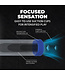 Pumped HyperPump Metallic Blue Penis Pump - Comfortable Vacuum for Power