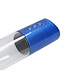 Pumped HyperPump Metallic Blue Penis Pump - Comfortable Vacuum for Power