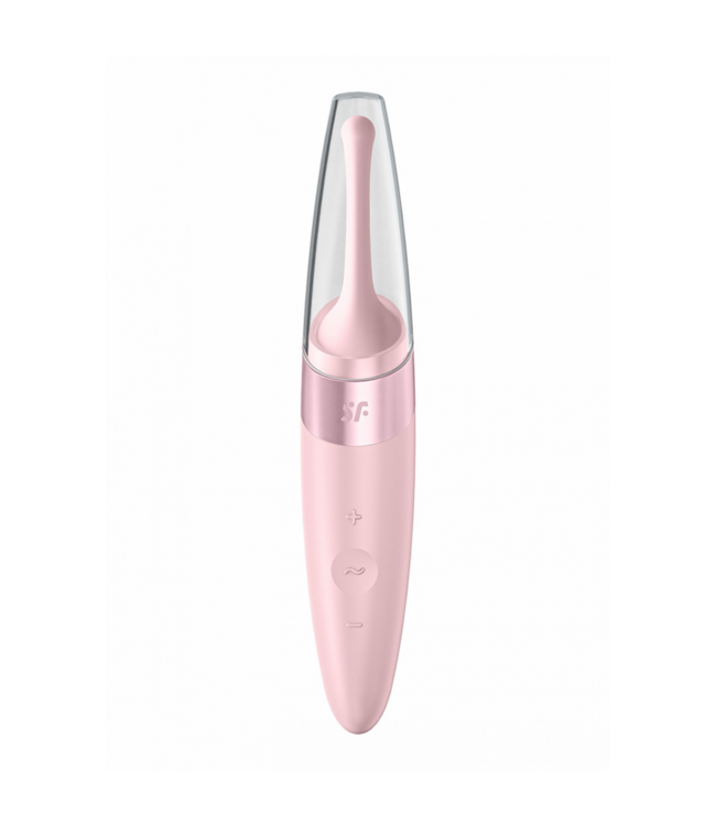 Satisfyer Stijlvolle Tip Vibrator met Gerichte Stimulatie | Twirling Joy Oud Roze