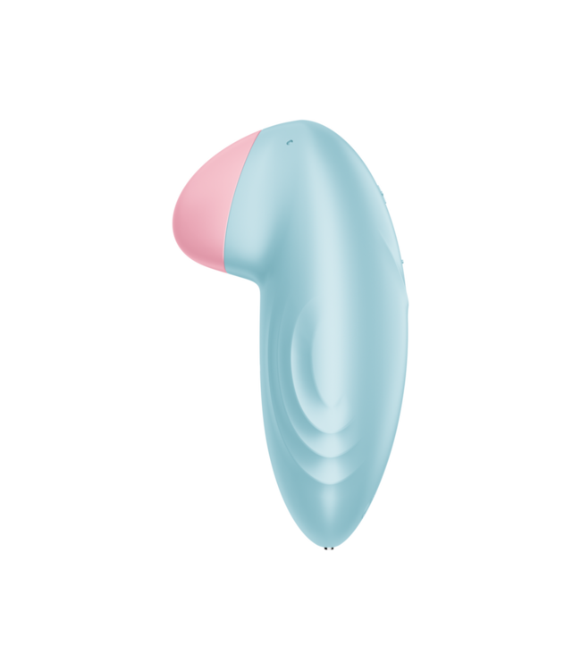 Satisfyer Tropical Tip Vibrator Lightblauw - Voor Intense Clitorale Stimulatie & App