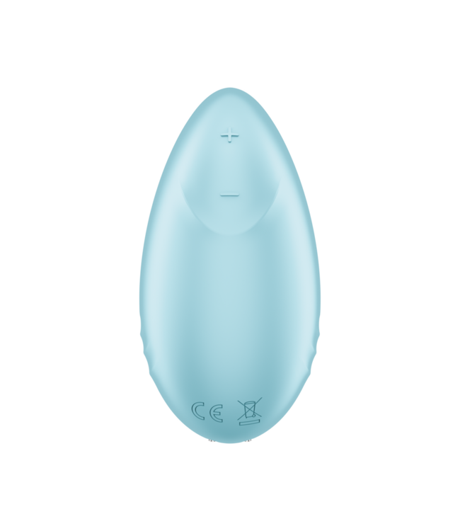 Satisfyer Tropical Tip Vibrator Lightblauw - Voor Intense Clitorale Stimulatie & App
