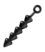 XR Brands Extra Large Spade-Shaped Anal Beads 31 cm for Intense Pleasure