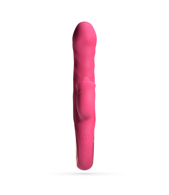 Crushious Mirenca Pink Rabbit Vibrator - G-Spot Stimulation & 10 Vibration Modes