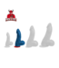 Fuck & Fist Realistischer blauer Dildo mit Hoden und Saugnapf – 15 cm