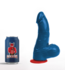 Fuck & Fist Realistischer blauer Dildo mit Hoden und Saugnapf – 15 cm