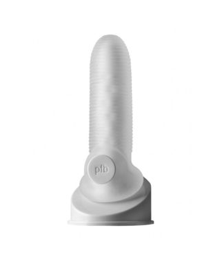 PerfectFitBrand Fat Boy™ Micro Rib Sheath - Superzacht Genot en Comfort voor Jullie Beiden