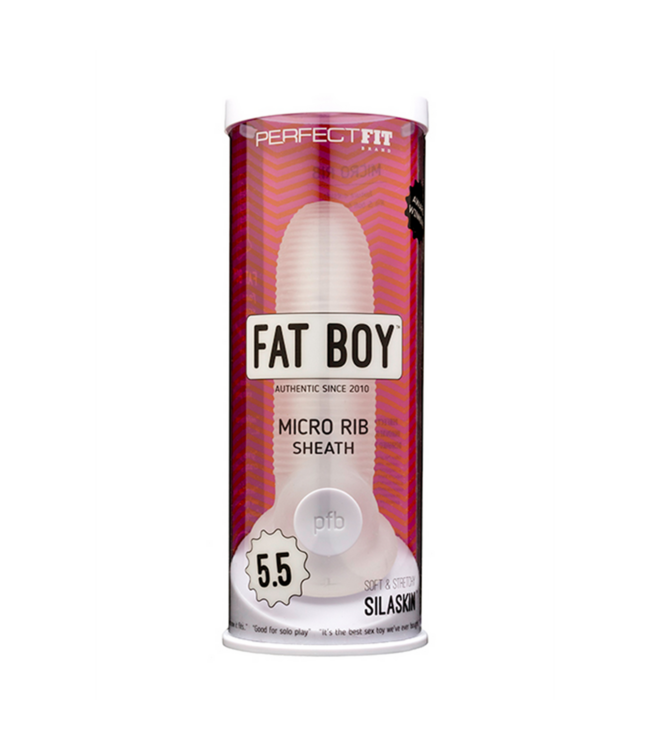 PerfectFitBrand Fat Boy™ Micro Ribbed Sheath - Comfort & Intense Pleasure 3 Sizes