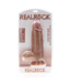 RealRock RealRock Extra Thick Realistic Dildo with Suction Cup - Brown 7.6 cm