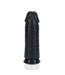 RealRock Realistische Extra Dikke Dildo met Glans en Suction, 25,4 cm Zwart