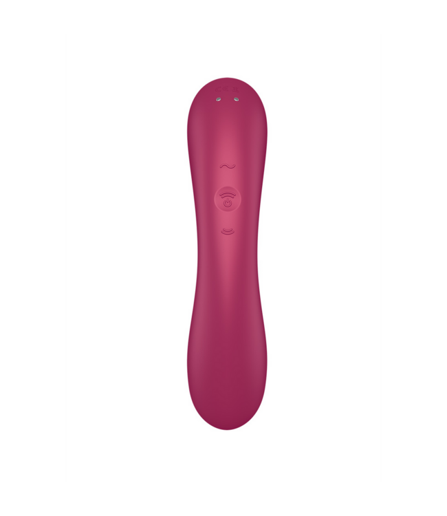 Satisfyer Curvy Trinity 1 Rot – Kraftvoller Doppel-Luftimpuls-Vibrator für Effizienz