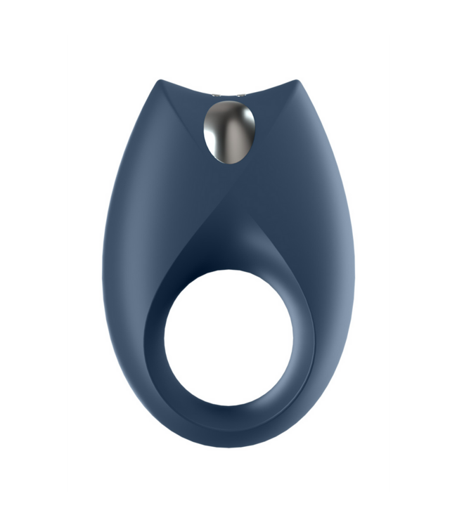 Satisfyer Royal One Flexible Vibrating Cock Ring - Blue for Ultimate Pleasure