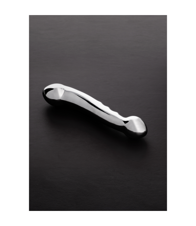 Steel by Shots Seven Eleven Steel Elegance Dildo 17,5 cm – Doppelte Lust aus Edelstahl