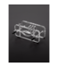 Steel by Shots Spiked Acrylic Cock Ring & Testicle Cuff for Ultimate Control and Visibility