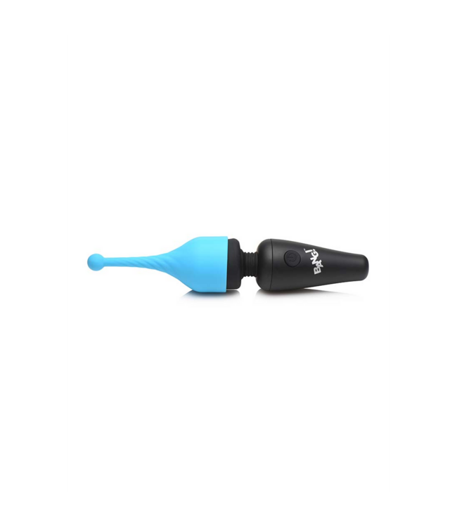XR Brands Powerful Mini Wand Massager with 3 Interchangeable Attachments