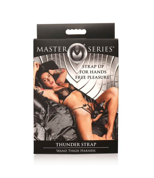 XR Brands Thunder Strap Oberschenkelgurt Schwarz – Stilvoller Komfort für Kinky Spaß