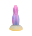 Doc Johnson Cosmic Adventure Draak Tongue Dildo 18,4 cm – Multicolor Glow in the Dark