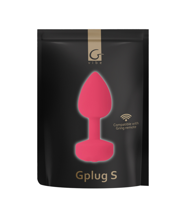G-Vibe G-Plug S Neon Pink: Flexible Vibrating Butt Plug for Ultimate Pleasure