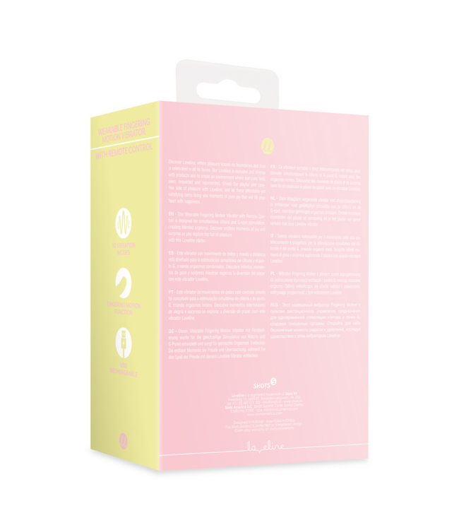 Loveline Tragbarer Loveline-Vibrator mit Fernbedienung für ultimative Lust
