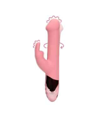 Loveline Loveline Roterende Kralen Rabbit Vibrator – Dubbel Genot voor Intens Plezier