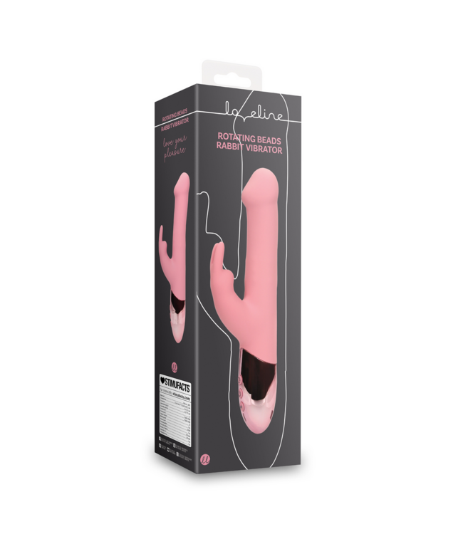 Loveline Loveline Roterende Kralen Rabbit Vibrator – Dubbel Genot voor Intens Plezier
