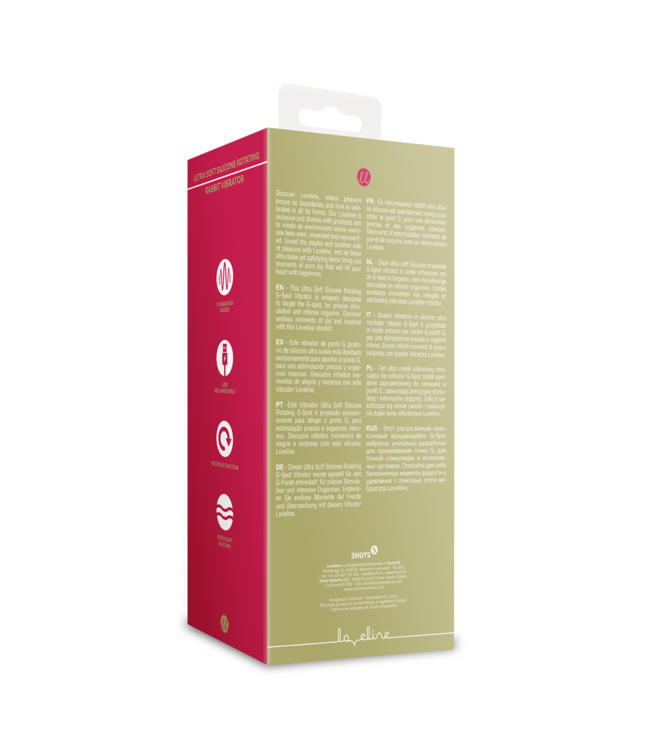 Loveline Zachte Siliconen Rabbit Vibrator voor Intense Clitorale en G-spot Plezier